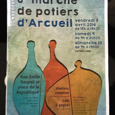 Marché de Potiers et Céramistes (Arcueil 94)